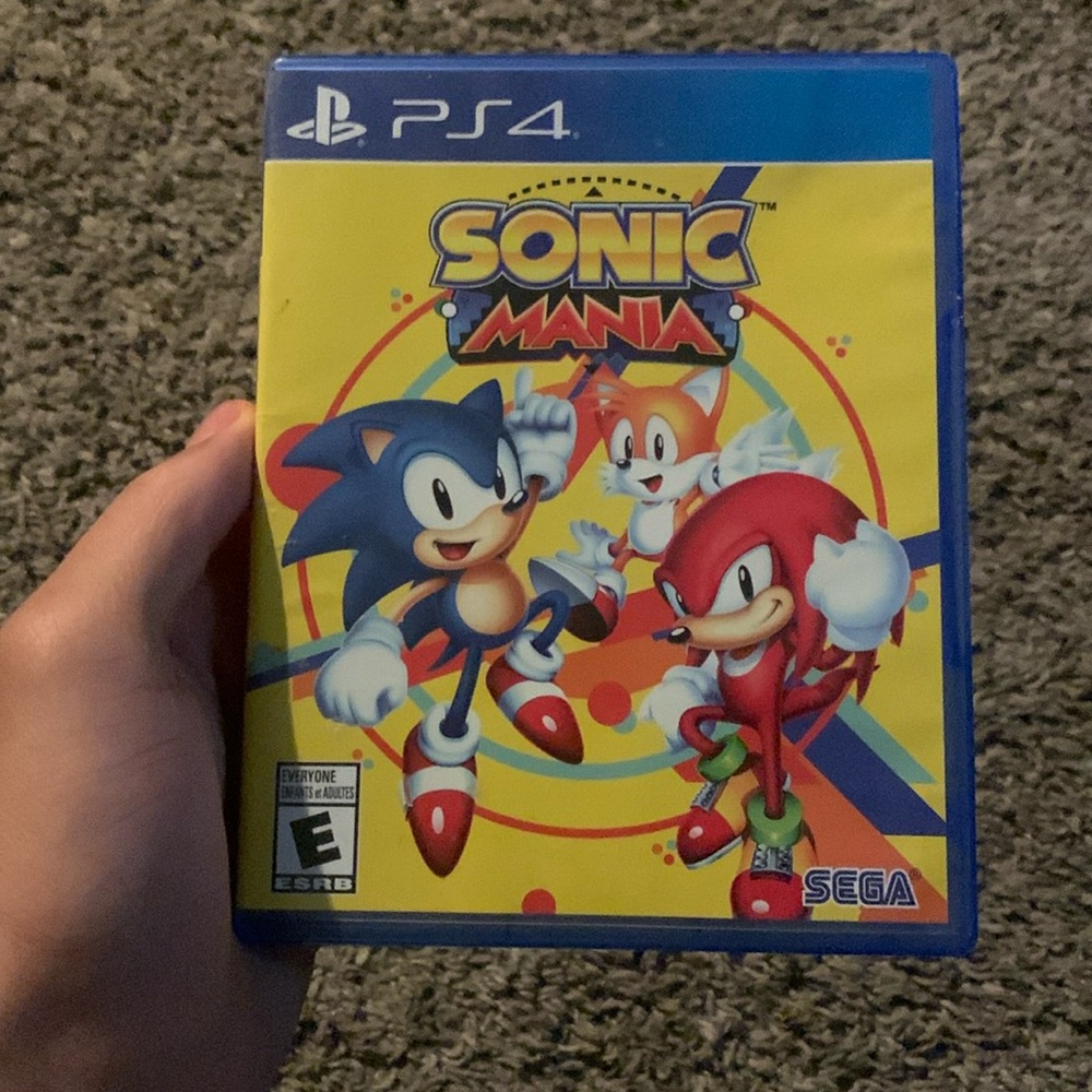 Sonic mania ps4/ps5 disc brand new